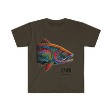 Salmon Internal World Art Unisex Softstyle T-Shirt