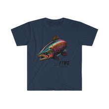 Pearlescent Salmon Art Unisex Softstyle T-Shirt