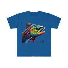 Vibrant Steelhead, Unisex Softstyle T-Shirt