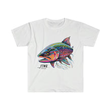 Side Stream Salmon Unisex Softstyle T-Shirt