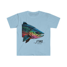 Taste The Rainbow Salmon Unisex Softstyle T-Shirt