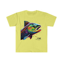Vibrant Steelhead, Unisex Softstyle T-Shirt