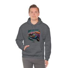 Swimming Salmon Unisex Heavy Blend™ Hooded Sweatshirt