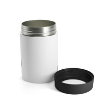 Insulating Can Holder with Fishing Hook - Stainless Steel Fits a 12oz can or bottle