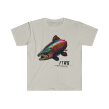 Pearlescent Salmon Art Unisex Softstyle T-Shirt