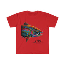 Salmon Internal World Art Unisex Softstyle T-Shirt