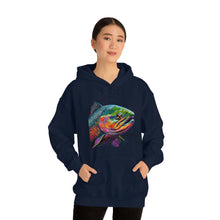 Curious Salmon Art, Unisex Heavy Blend™ Hooded Sweatshirt