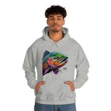 Curious Salmon Art, Unisex Heavy Blend™ Hooded Sweatshirt