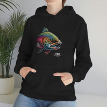 Shimmering Steelhead Art Unisex Heavy Blend™ Hooded Sweatshirt