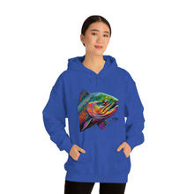 Curious Salmon Art, Unisex Heavy Blend™ Hooded Sweatshirt