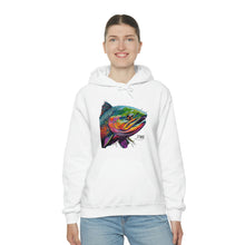 Curious Salmon Art, Unisex Heavy Blend™ Hooded Sweatshirt