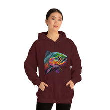 Curious Salmon Art, Unisex Heavy Blend™ Hooded Sweatshirt