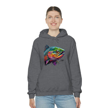 Curious Salmon Art, Unisex Heavy Blend™ Hooded Sweatshirt