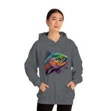 Curious Salmon Art, Unisex Heavy Blend™ Hooded Sweatshirt