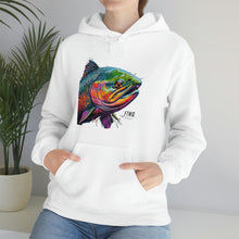 Curious Salmon Art, Unisex Heavy Blend™ Hooded Sweatshirt