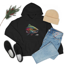 Shimmering Steelhead Art Unisex Heavy Blend™ Hooded Sweatshirt