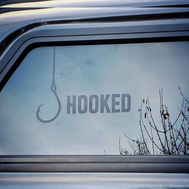 Fishing Hook Wall Decal - Vinyl Decal - Car Decal - NS004