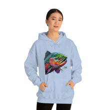 Curious Salmon Art, Unisex Heavy Blend™ Hooded Sweatshirt