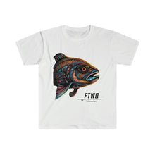 Side Eye Fish Art Unisex Softstyle T-Shirt