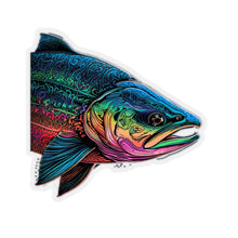 Taste The Rainbow Salmon Kiss-Cut Stickers