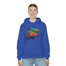 Curious Salmon Art, Unisex Heavy Blend™ Hooded Sweatshirt