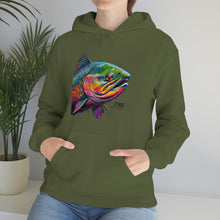 Curious Salmon Art, Unisex Heavy Blend™ Hooded Sweatshirt