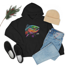 Curious Salmon Art, Unisex Heavy Blend™ Hooded Sweatshirt