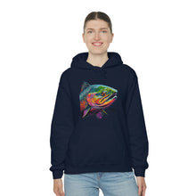 Curious Salmon Art, Unisex Heavy Blend™ Hooded Sweatshirt