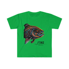 Side Eye Fish Art Unisex Softstyle T-Shirt