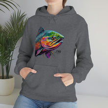 Curious Salmon Art, Unisex Heavy Blend™ Hooded Sweatshirt