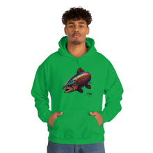 Pearlescent Salmon Art Unisex Heavy Blend™ Hooded Sweatshirt